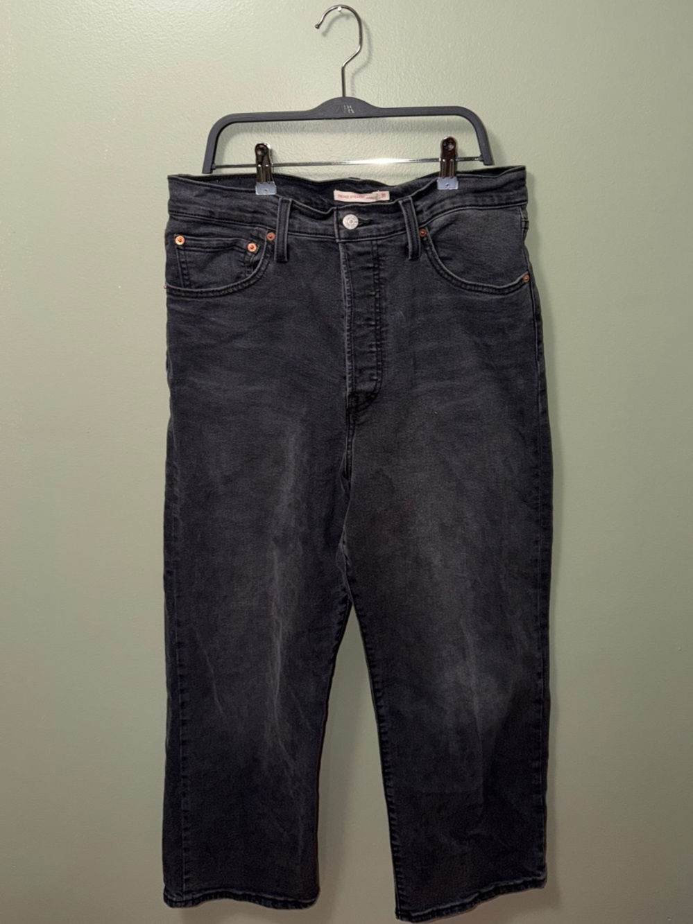 Levi's Black Straight-Leg Jeans